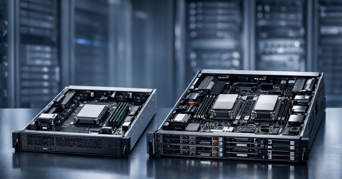 single processor vs dual processor server